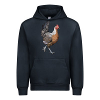 Navy American Game Chicken Urban Hoodie - LillyAllenDesigns