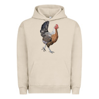 Pigment French Oak American Game Chicken Urban Hoodie - LillyAllenDesigns