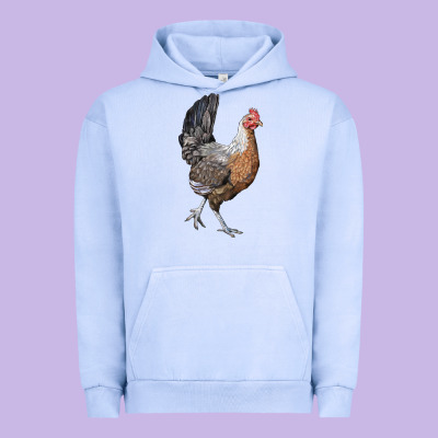 American Game Chicken Urban Hoodie Designed By Lillyallendesigns