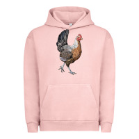 Pigment Salmon American Game Chicken Urban Hoodie - LillyAllenDesigns