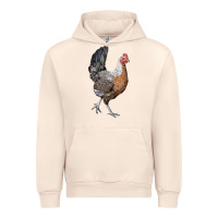 Sandshell American Game Chicken Urban Hoodie - LillyAllenDesigns