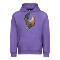 Tulip American Game Chicken Urban Hoodie - LillyAllenDesigns