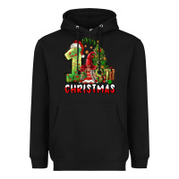 Black first christmas Heavyweight Hoodie - FaDigitalArtStudio
