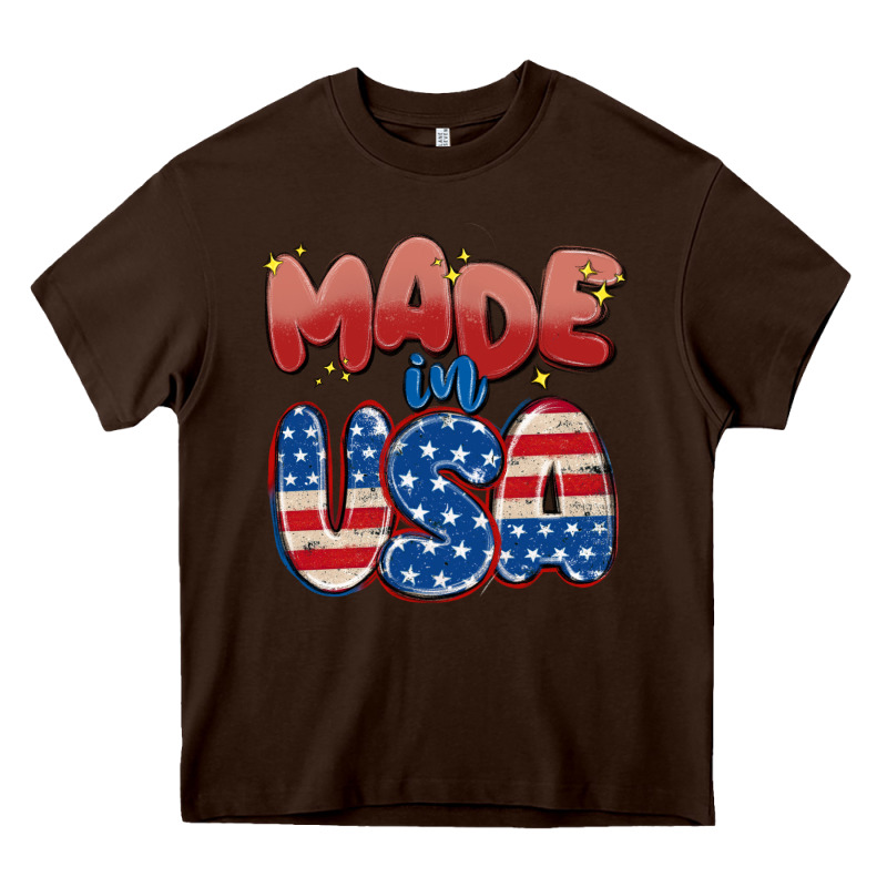 Made In Usa Heavy Core Tee by MaliasSmallBusiness | Teevron