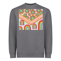 Storm hippie rainbow and daisy Heavyweight Sweatshirt - TumblerDesignByShophia