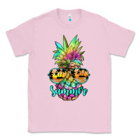 Bubblegum Pink tie dye pineapple, summer Classic Tee - JahusDesignShop