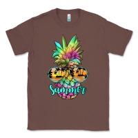 Chestnut tie dye pineapple, summer Classic Tee - JahusDesignShop