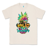 Natural tie dye pineapple, summer Classic Tee - JahusDesignShop