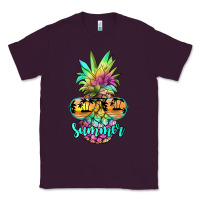 Plum tie dye pineapple, summer Classic Tee - JahusDesignShop