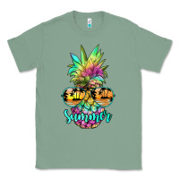 Sage tie dye pineapple, summer Classic Tee - JahusDesignShop