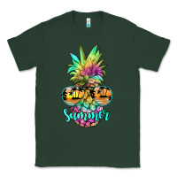 Sports Green tie dye pineapple, summer Classic Tee - JahusDesignShop