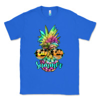 True Royal tie dye pineapple, summer Classic Tee - JahusDesignShop