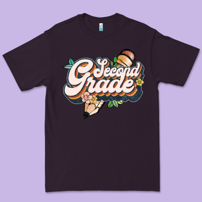 Second Grade Premium Tee Designed By Jahusdesignshop