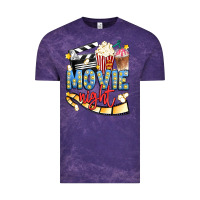 Cloud Purple movie night Vintage Tee - Artiststas