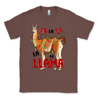 Chestnut christmas llama Classic Tee - LillyAllenDesigns