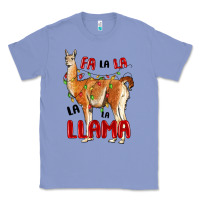 Colony Blue christmas llama Classic Tee - LillyAllenDesigns