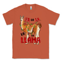 Copper christmas llama Classic Tee - LillyAllenDesigns