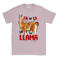 Lilac christmas llama Classic Tee - LillyAllenDesigns