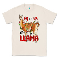 Natural christmas llama Classic Tee - LillyAllenDesigns