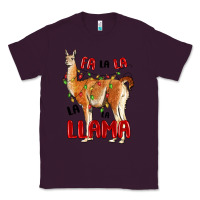 Plum christmas llama Classic Tee - LillyAllenDesigns