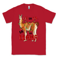 Red christmas llama Classic Tee - LillyAllenDesigns