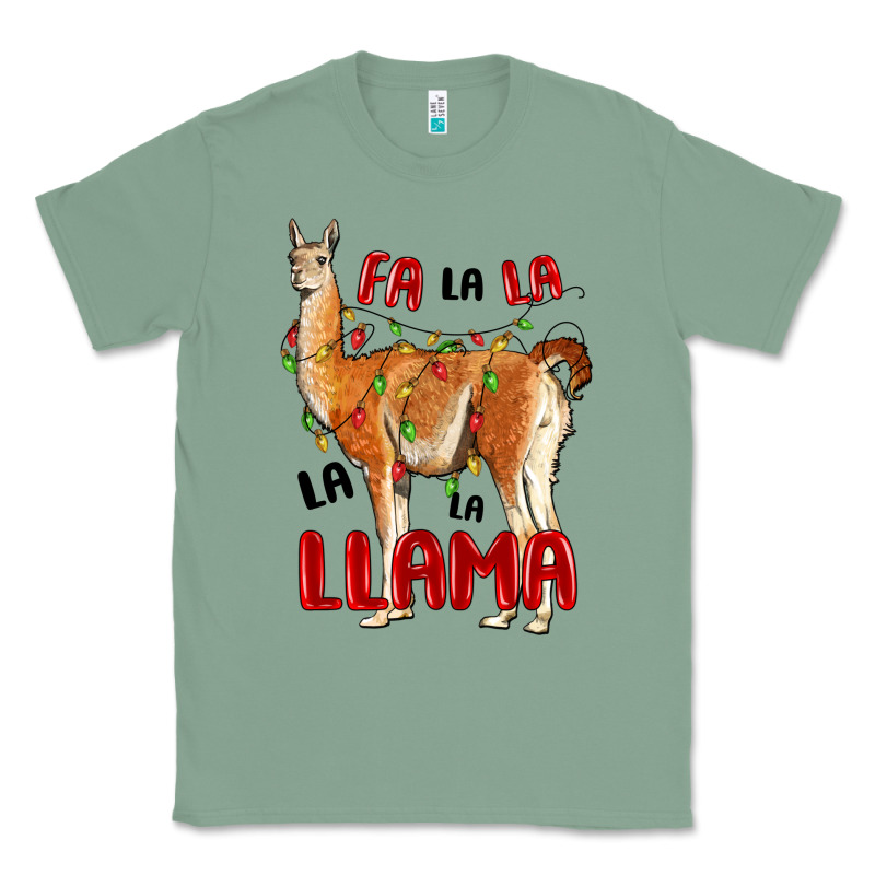Christmas Llama Classic Tee by LillyAllenDesigns | Teevron