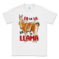White christmas llama Classic Tee - LillyAllenDesigns