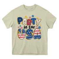 Mossy party in the usa Heavy Core Tee - MaliasSmallBusiness