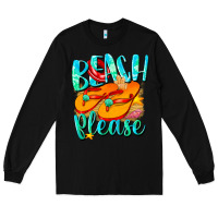 Black Beach please Long Sleeve Tee - NancyCooperArtShop