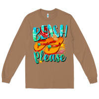 Toasted Coconut Beach please Long Sleeve Tee - NancyCooperArtShop
