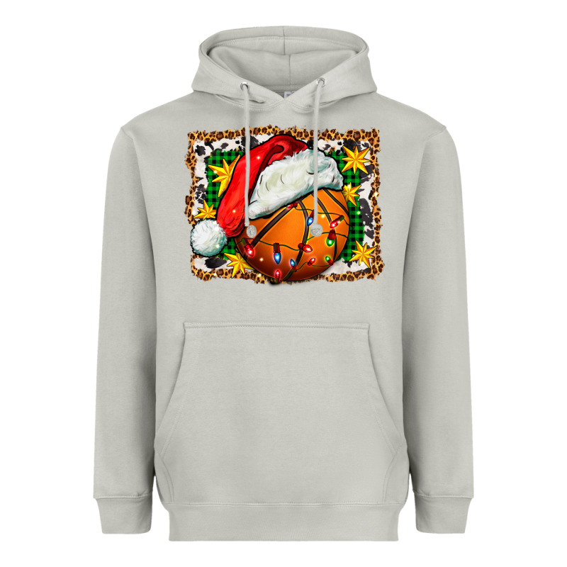 Basketball Christmas Heavyweight Hoodie by FaDigitalArtStudio | Teevron