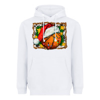 White basketball christmas Heavyweight Hoodie - FaDigitalArtStudio