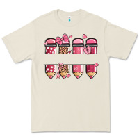 Bone custom name valentine's day school pencils Premium Tee - MaliasSmallBusiness