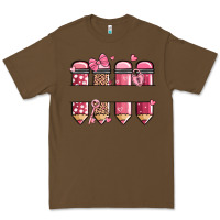 Cacao custom name valentine's day school pencils Premium Tee - MaliasSmallBusiness