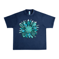 Navy winter sunflower Urban Heavy Tee - Jasminsmagicworld