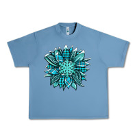 Pebble Blue winter sunflower Urban Heavy Tee - Jasminsmagicworld