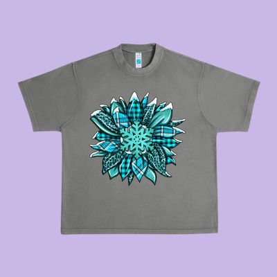 Winter Sunflower Urban Heavy Tee Designed By Jasminsmagicworld