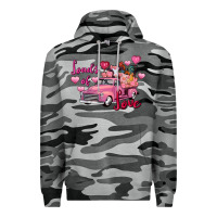 Slate Camo Loads of love Valentine's Day farm truck Premium Hoodie - FaDigitalArtStudio