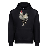 Black wyandotte rooster Urban Hoodie - LillyAllenDesigns