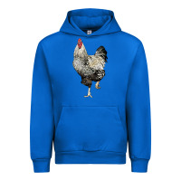 Cobalt wyandotte rooster Urban Hoodie - LillyAllenDesigns