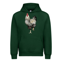 Foreset Green wyandotte rooster Urban Hoodie - LillyAllenDesigns
