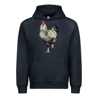 Navy wyandotte rooster Urban Hoodie - LillyAllenDesigns