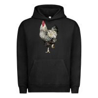 Pigment Black wyandotte rooster Urban Hoodie - LillyAllenDesigns