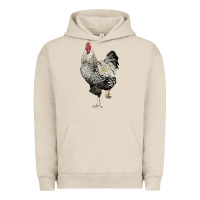 Pigment French Oak wyandotte rooster Urban Hoodie - LillyAllenDesigns