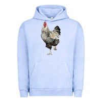Pigment Grape Ice wyandotte rooster Urban Hoodie - LillyAllenDesigns