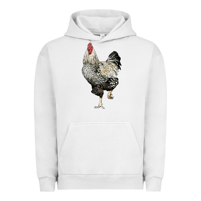 Wyandotte Rooster Urban Hoodie by LillyAllenDesigns | Teevron