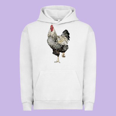 Wyandotte Rooster Urban Hoodie Designed By Lillyallendesigns