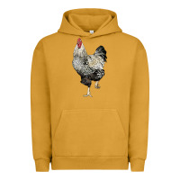 Pigment Peanut Butter wyandotte rooster Urban Hoodie - LillyAllenDesigns