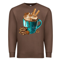Chestnut Chocolate And Coffee Premium Sweatshirt - FaDigitalArtStudio