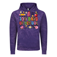 Cloud Purple 100 days of school Vintage Hoodie - Artiststas